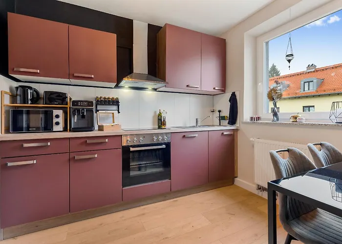 Wohlfuehl- Und Workout Mit Balkon Apartmán Augsburg